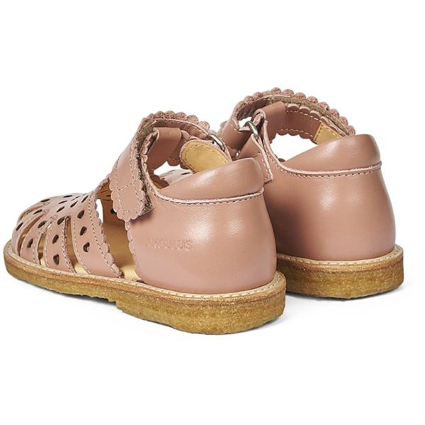 Angulus Starter Sandal W. Velcro Dark Peach Sale