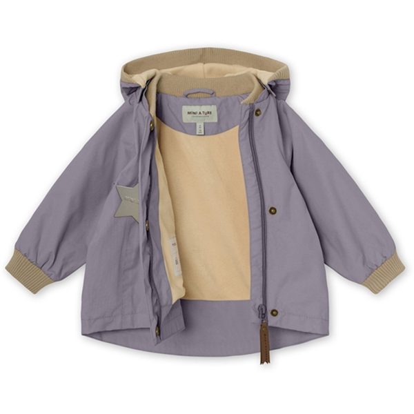 MINI A TURE Wai Spring Jacket w Fleece Lining Minimal Lilac Sale