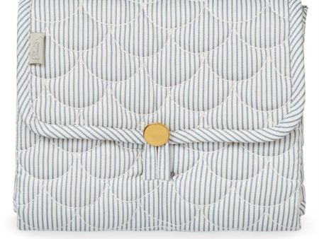 Cam Cam Copenhagen Quilted Changing Mat Classic Stripes Blue, Praline Sale