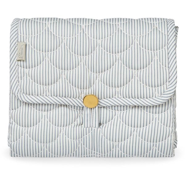 Cam Cam Copenhagen Quilted Changing Mat Classic Stripes Blue, Praline Sale