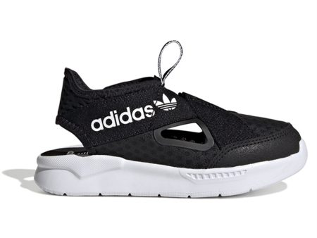 adidas Originals 360 Sandals Core Black   Cloud White Cheap