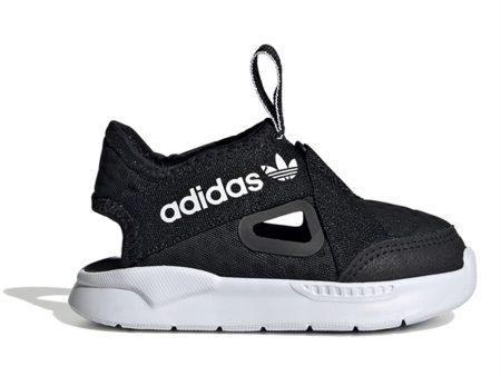 adidas Originals 360 Sandals Core Black   Cloud White Online Hot Sale