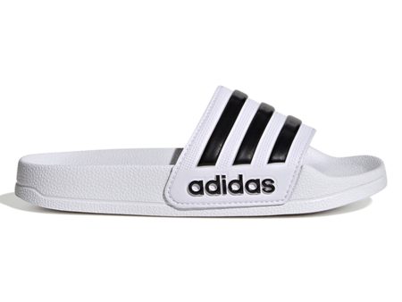 adidas Originals Adilette Pool Slide White   Core Black Fashion