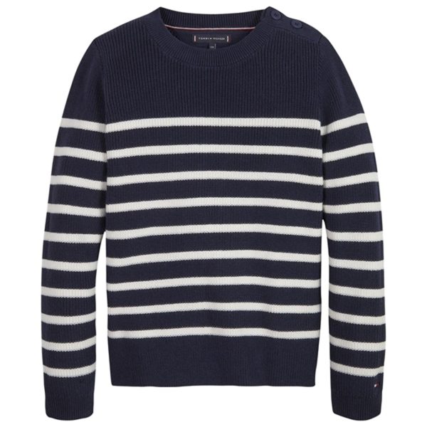 Tommy Hilfiger Classic Breton Striped Knit Desert Sky Online Sale