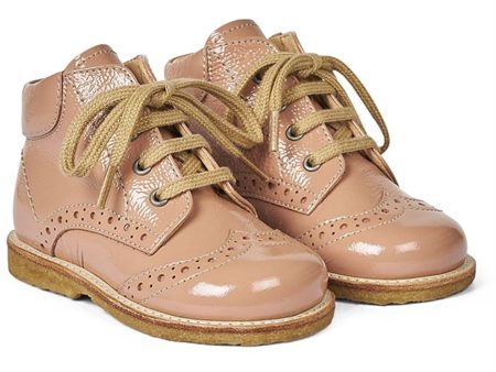 Angulus Starter Shoe W. Laces Dark Peach on Sale