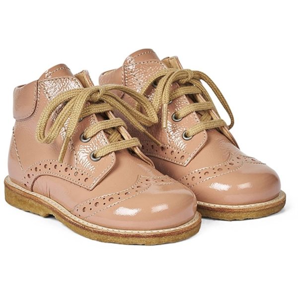 Angulus Starter Shoe W. Laces Dark Peach on Sale