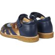 Angulus Sandal W. Rainbow And Velcro Navy Dark Green Blue Cognac Online Sale