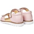 Angulus Sandal W. Velcro Rosa Rosa Glitter For Discount