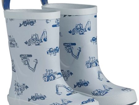 CeLaVi Wellies AOP Cerulean For Discount