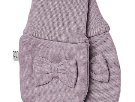 Racing Kids Mittens Baby Bow Dusty Lavender Online now