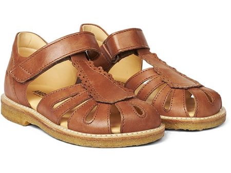 Angulus Sandal W. Velcro Tan For Discount