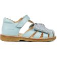 Angulus Sandal W. Bow And Velcro Mint Mint Glitter Sale