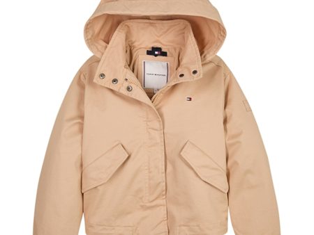 Tommy Hilfiger Cotton Parka Jacket Trench For Sale