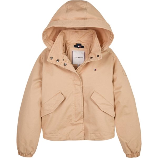 Tommy Hilfiger Cotton Parka Jacket Trench For Sale