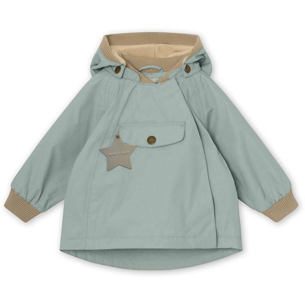 MINI A TURE Wai Spring Jacket w Fleece Lining Gray Mist Online now