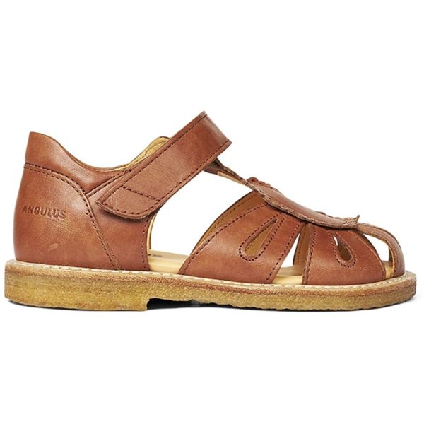 Angulus Sandal W. Velcro Tan For Discount