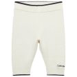 Calvin Klein Contrast Knitted Sweatpants Ivory Cheap