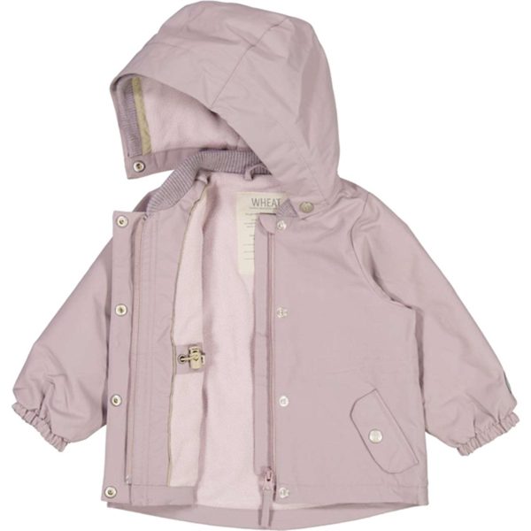 Wheat Jacket w. Fleece Gry Tech Purple Dove Supply