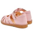 Angulus Hjerte Sandal W. Velcro Rose Rose Glitter For Cheap