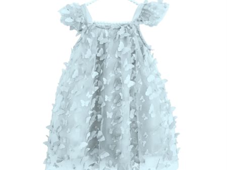 Dolly by Le Petit Tom Allover Butterflies Tutu Dress Blue Fashion