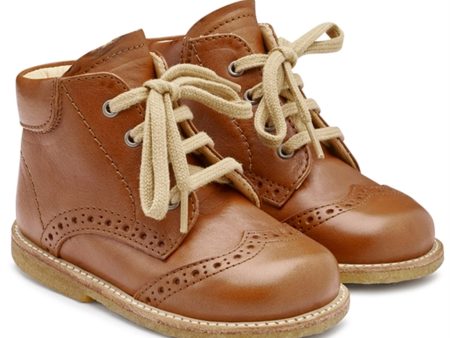 Angulus Starter Shoe W. Laces Cognac Online Hot Sale