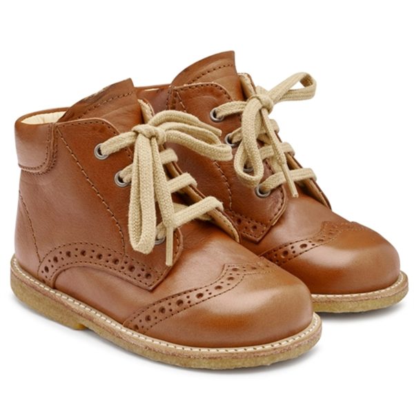 Angulus Starter Shoe W. Laces Cognac Online Hot Sale