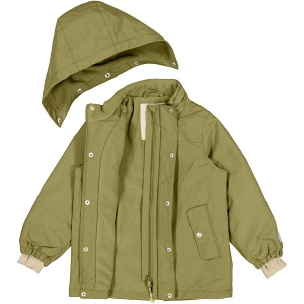 Wheat Jacket w. Fleece Karl Tech Heather Green Online now