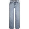 Calvin Klein Wide Leg Pants Salt Pepper Light Supply