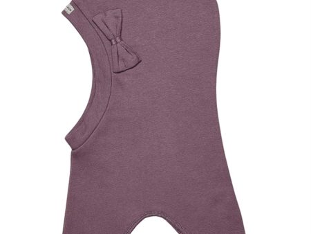 Racing Kids Round Balaclava Bow 1-layer Dusty Purple For Sale