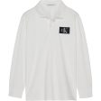 Calvin Klein Jersey Logo Polo Bright White Supply