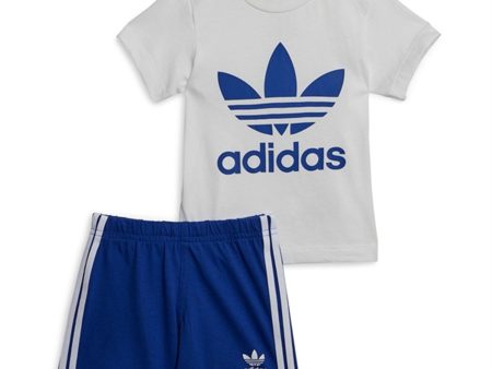 adidas Originals Blue Shorts Tee Set Discount