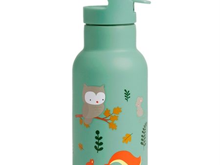 A Little Lovely Company Stainless Steel Drink Bottle Forest Friends Cheap