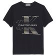 Calvin Klein Lined Monogram T-Shirt Black Online Hot Sale