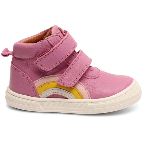 Bisgaard Rainbow Velcro Shoe Pink Online