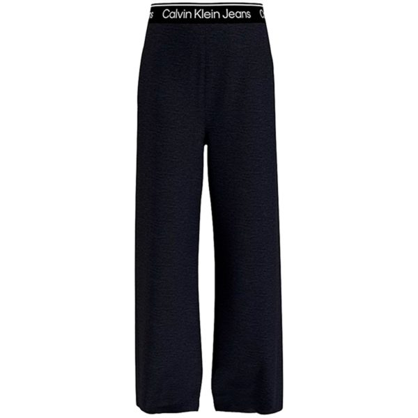 Calvin Klein Logo Tape Punto Strik Pants Black Supply