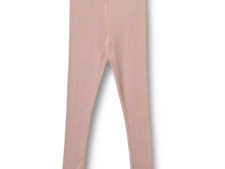 Wheat Rose Rib Leggings For Cheap