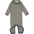 Wheat Midnight Stripe Theis Jumpsuit For Cheap