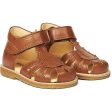 Angulus Starter Sandal W. Velcro Cognac Online now