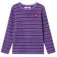 Wood Wood Light Amethyst Stripes Kim Shirt For Sale