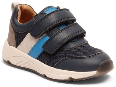 Bisgaard Matti S Velcro Shoe Navy Discount