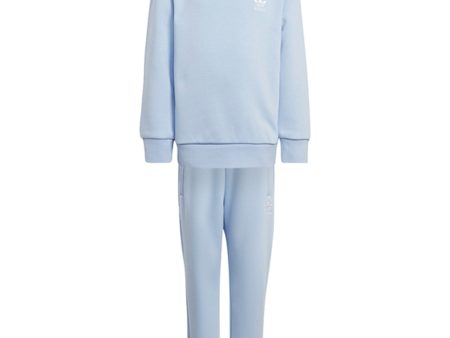 adidas Originals Light Blue Sweatsuit Hot on Sale