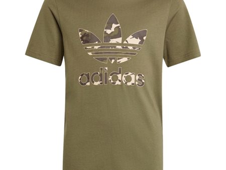 adidas Originals Olive T-Shirt Cheap