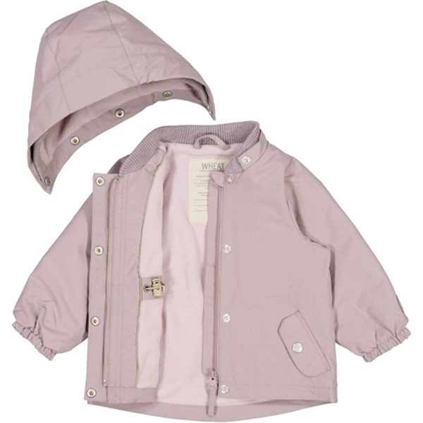 Wheat Jacket w. Fleece Gry Tech Purple Dove Supply