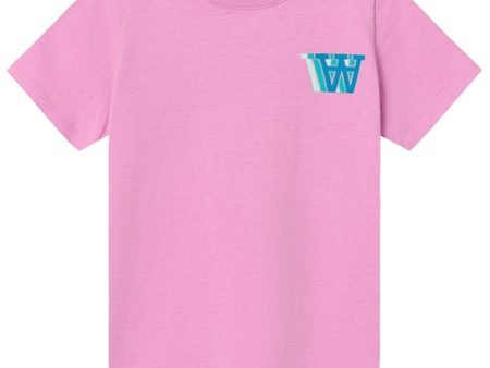 Wood Wood Rosy Lavender Ola Logo T-shirt Online Sale