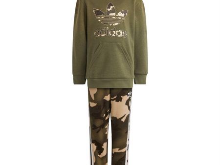 adidas Originals Olive Hoodiesuit For Discount