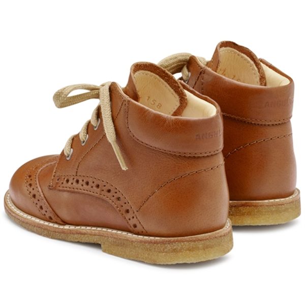 Angulus Starter Shoe W. Laces Cognac Online Hot Sale