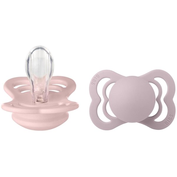 Bibs Supreme Silicone Pacifier 2-pack Blossom Dusky Lilac For Cheap