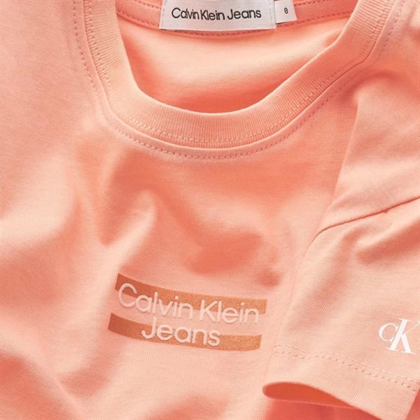 Calvin Klein Hero Logo Slim Fit T-Shirt Fresh Cantaloupe For Cheap