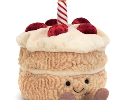 Jellycat Amuseable Birthday Cake 16 cm For Sale