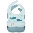 A Little Lovely Company Silicone Bib 2-pack Ocean Online